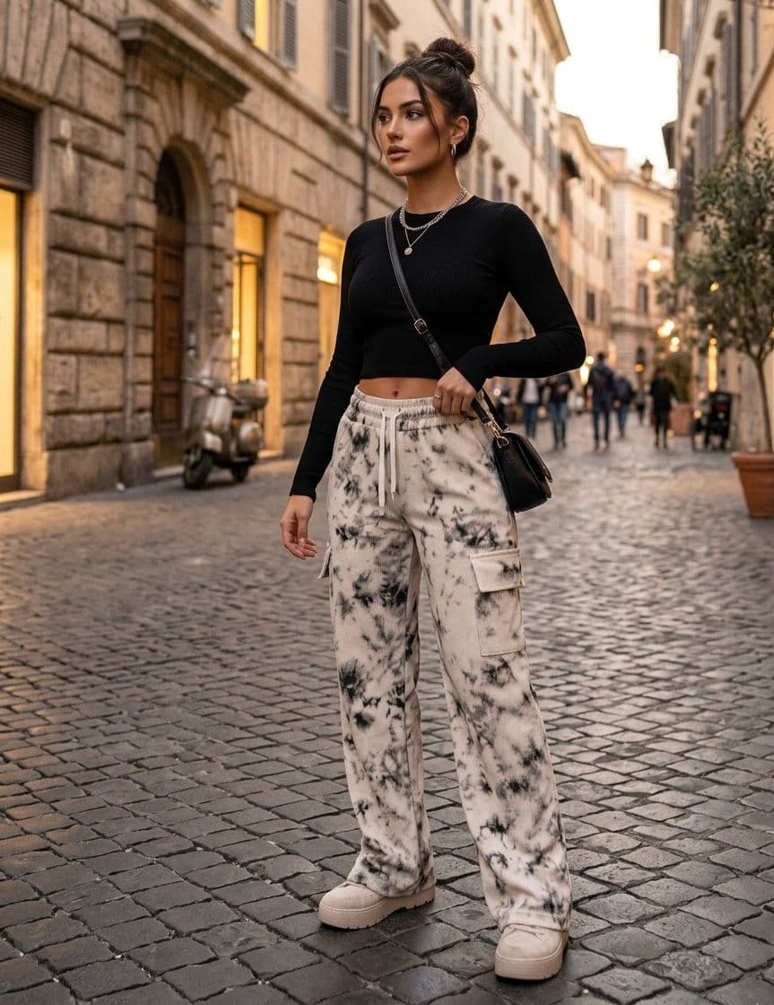 Pantalon Mormoleado - Blanco