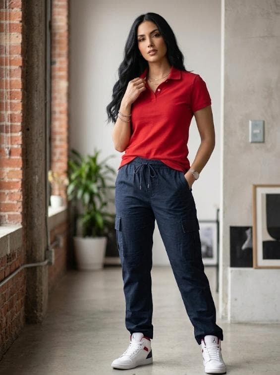 Pantalon de dril - Azul